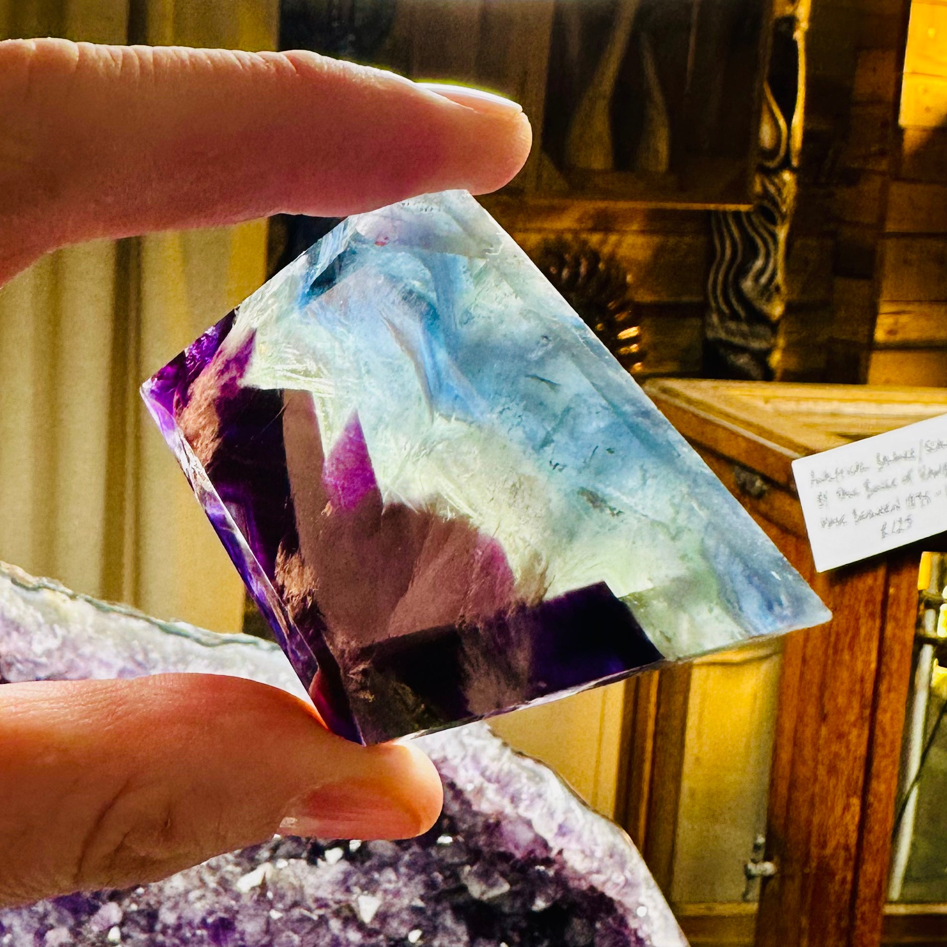 Fluorite Cut Point Diamond