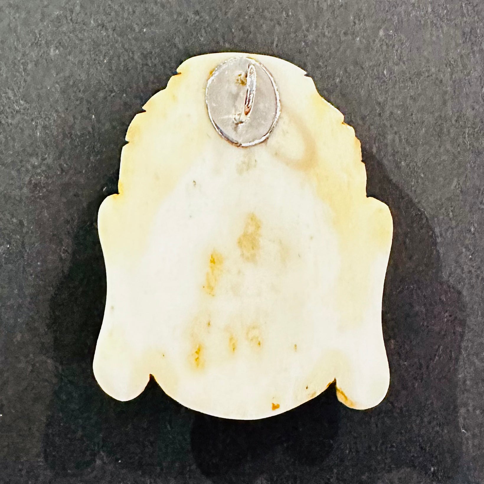 Carved Bone Buddha Head Pendant