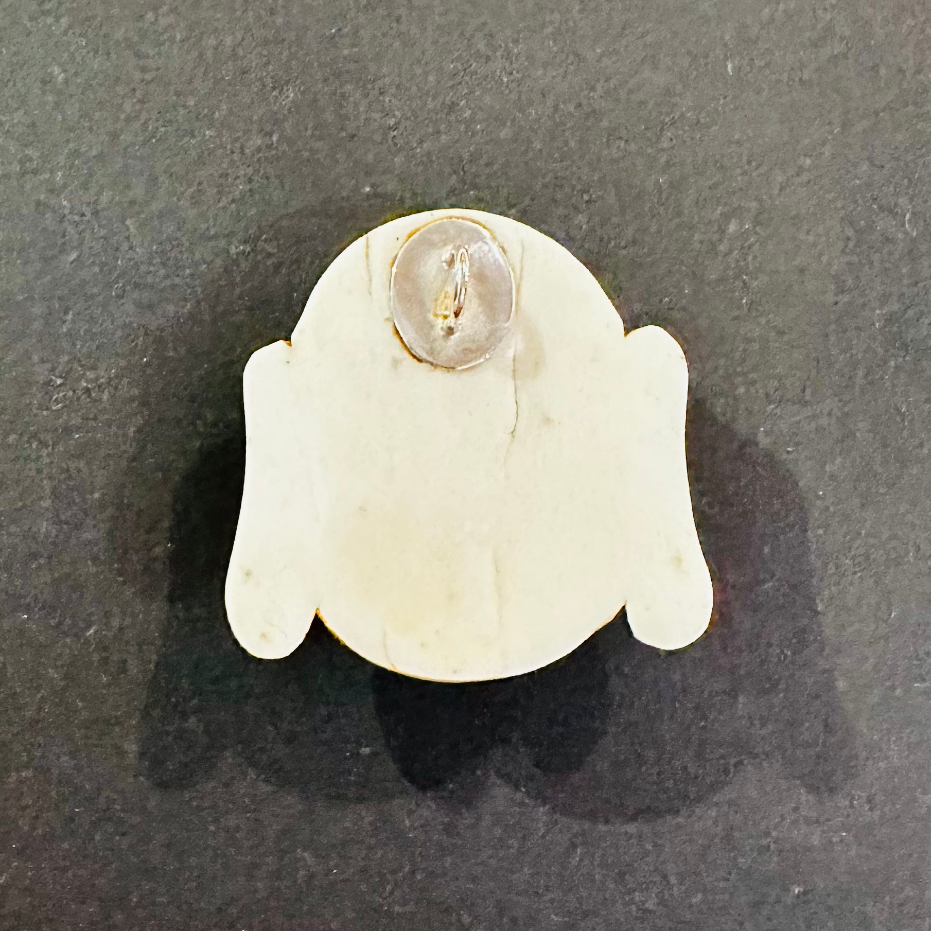 Carved Bone Buddha Head Pendant