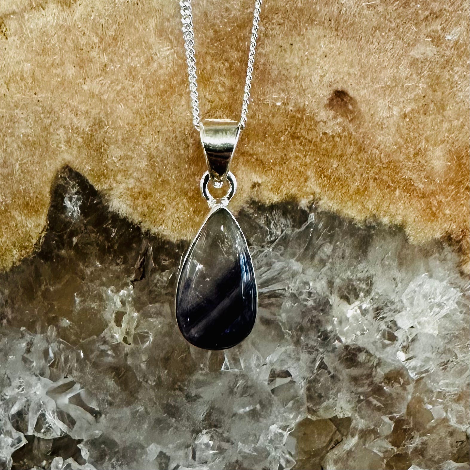 Blue John Pendant