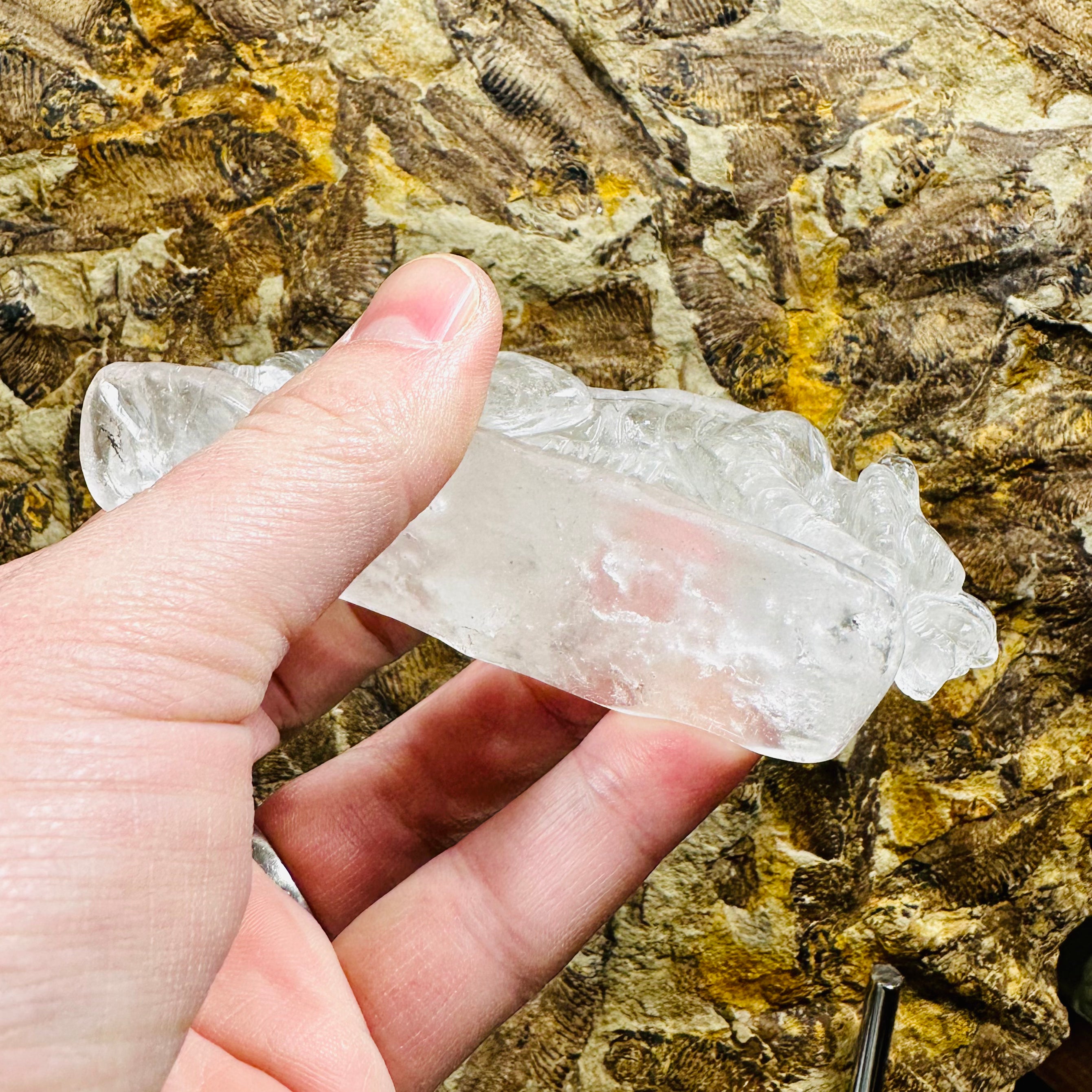 Clear Quartz Tiger