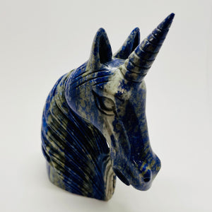 Lapis Unicorn Head