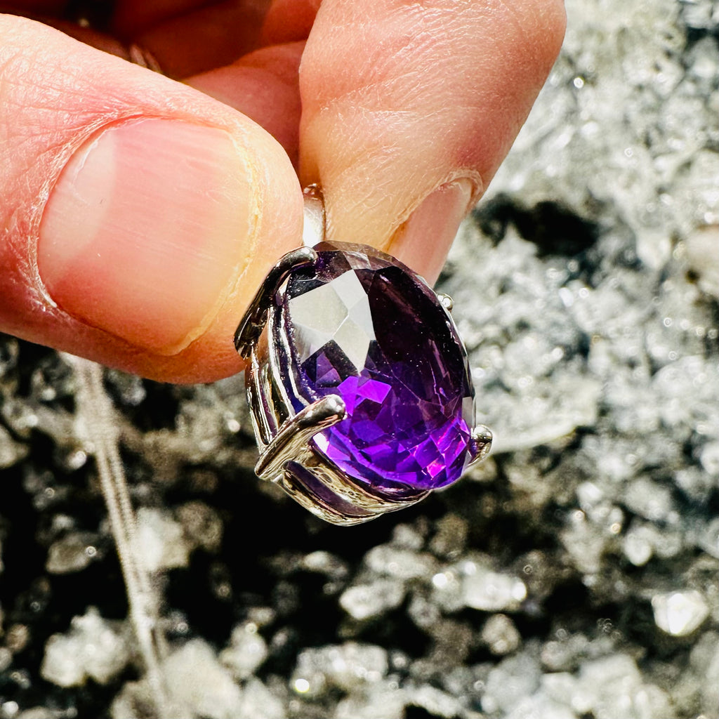 Brandberg Amethyst Pendant