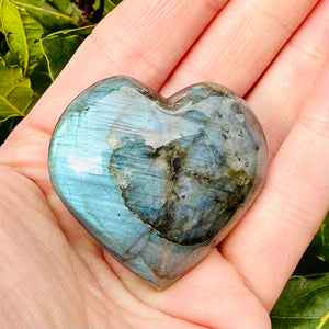 Small Labradorite Heart