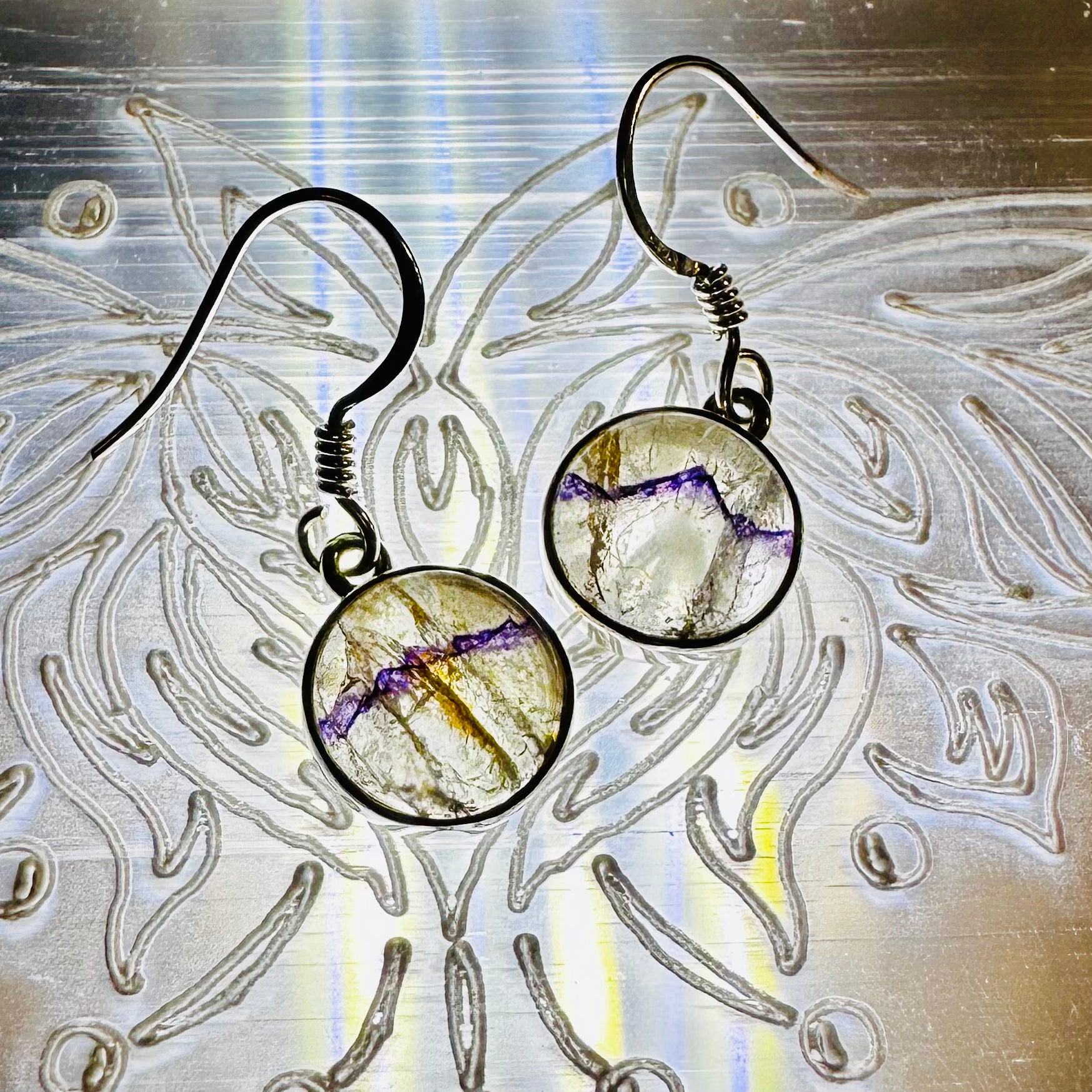 Blue John Drop Earrings