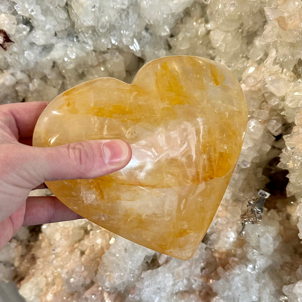 Large Golden Healer Heart