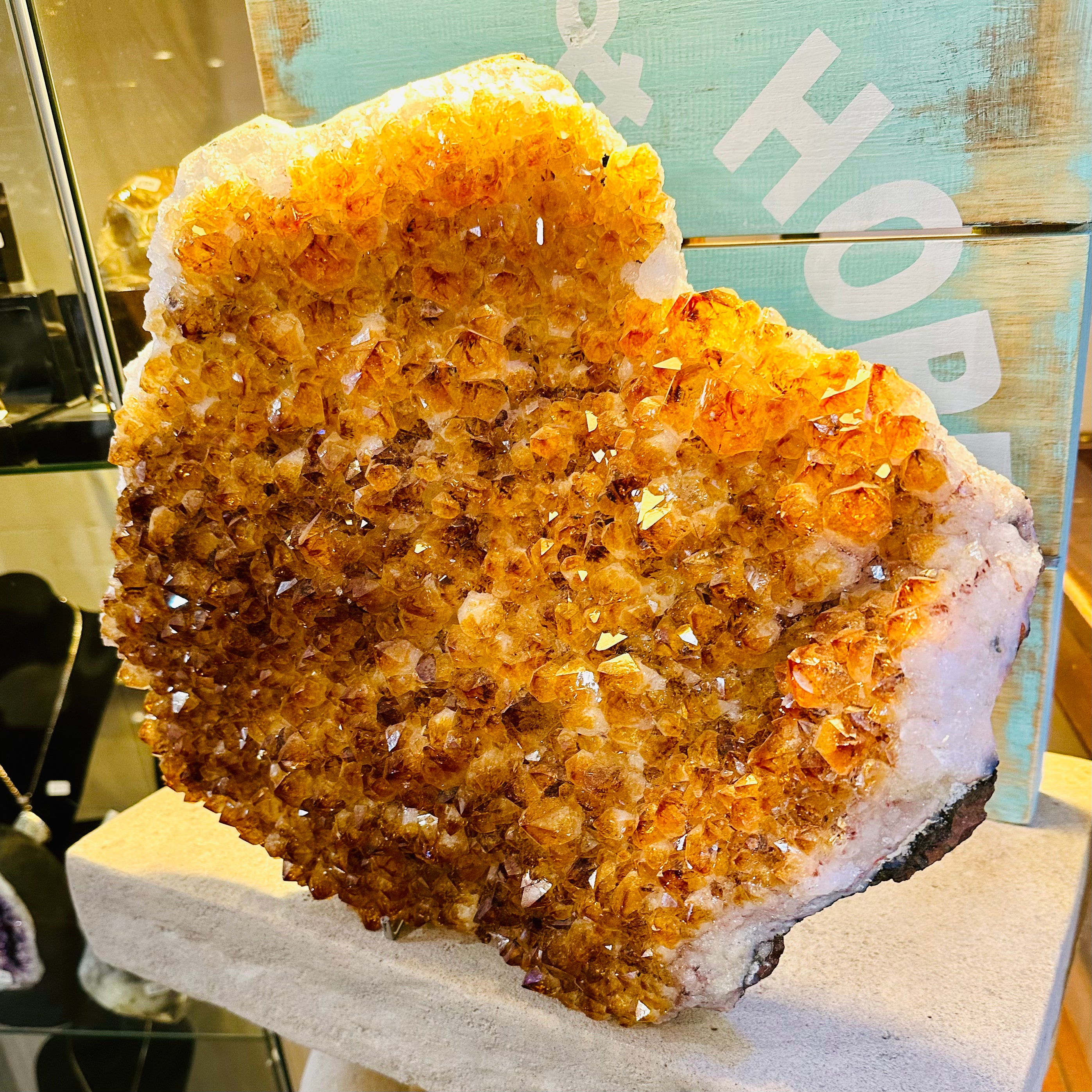 Large Citrine Cluster