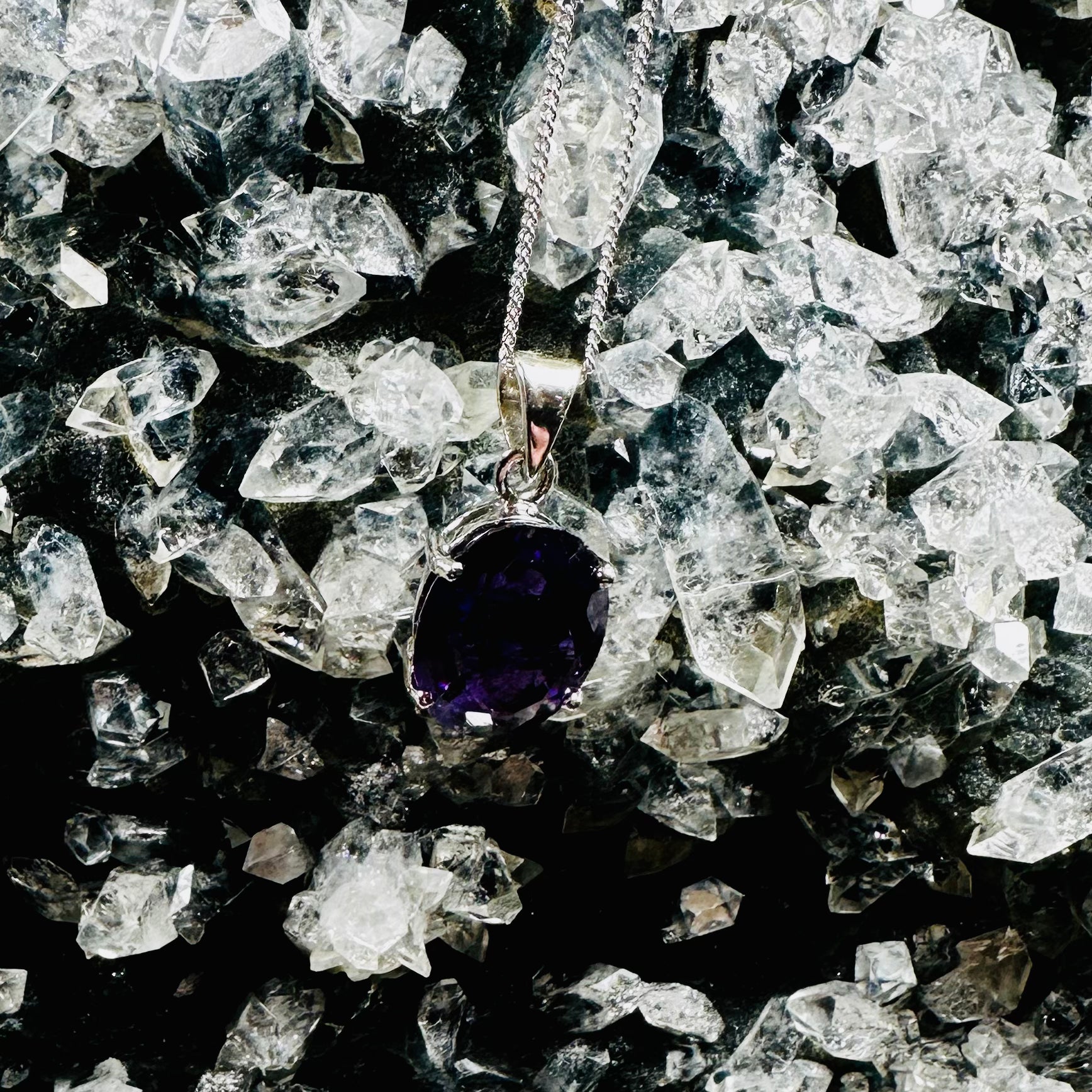 Brandberg Amethyst Pendant