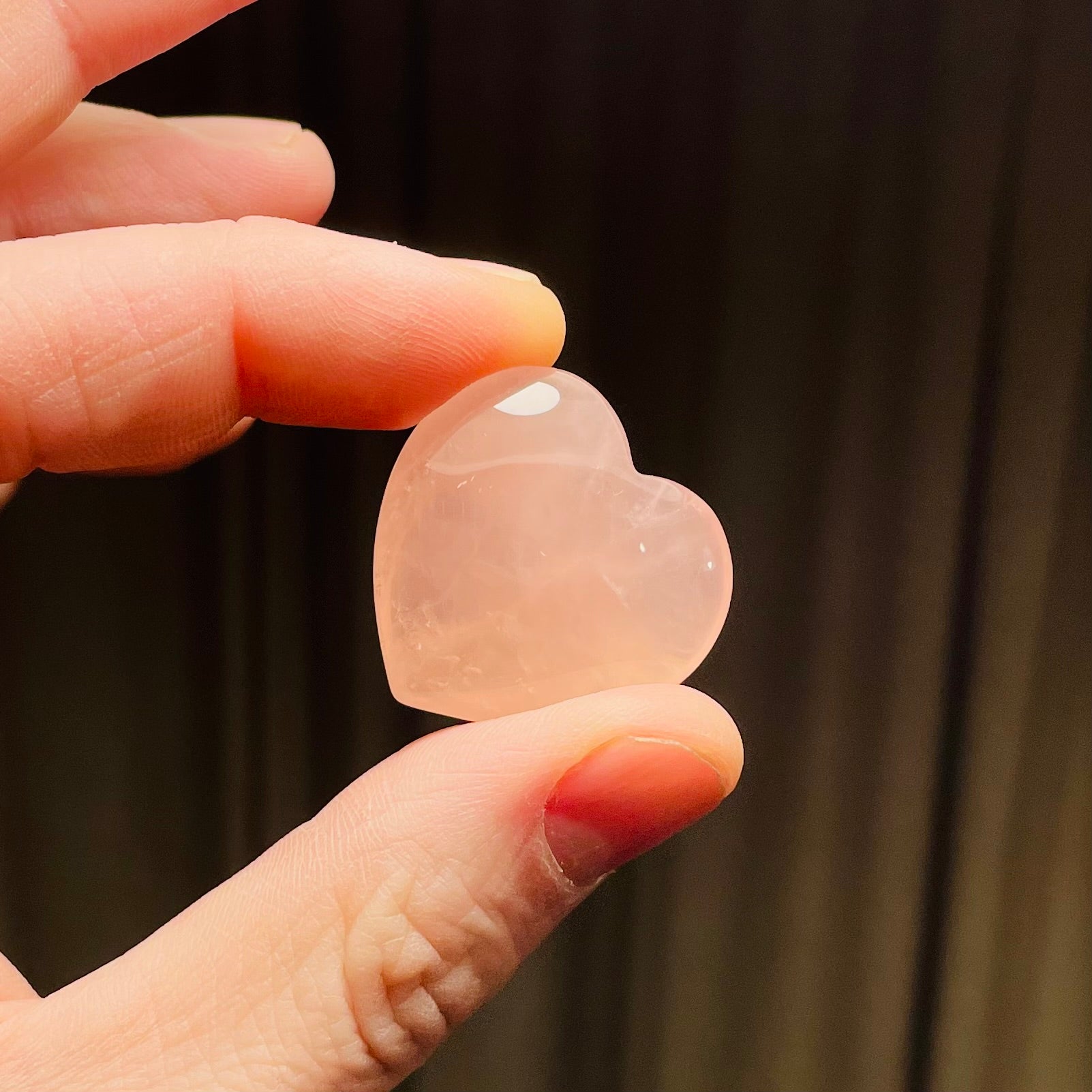 Rose Quartz Heart