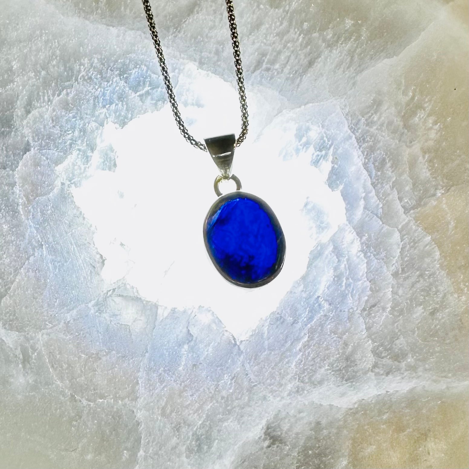 Blue Sapphire Pendant