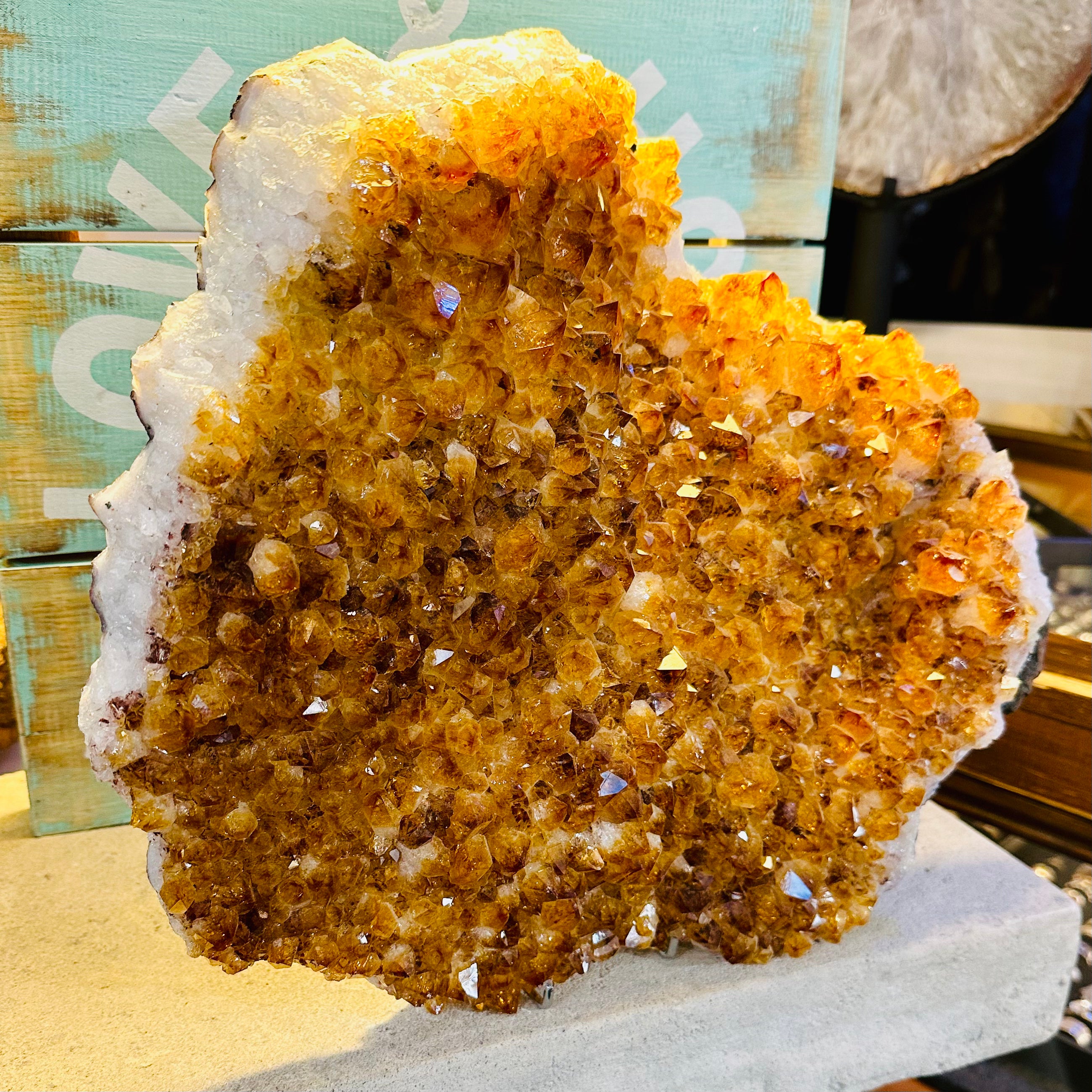 Large Citrine Cluster